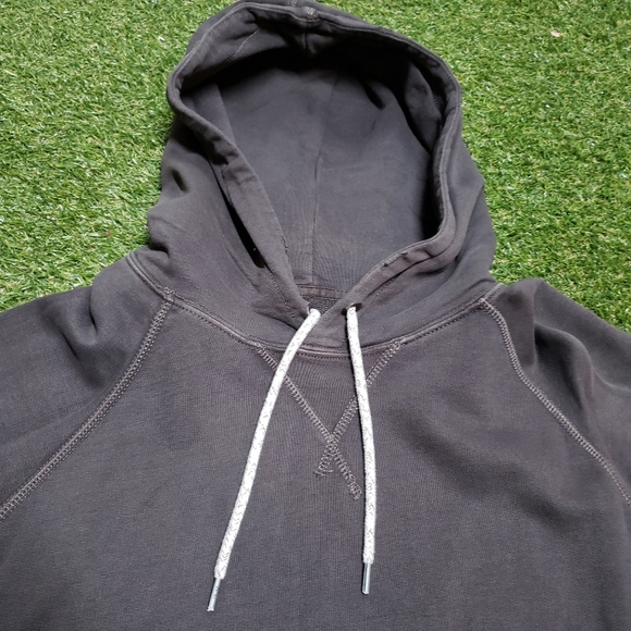 American Eagle Super Soft Gray Hoodie Mens Size Small H1 - Picture 3 of 7